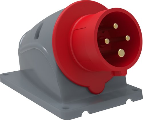 Вилка кабельная накладная IEK Magnum ССИ-514 16А 3Р+РЕ 400В IР44 красный фото Вилка кабельная накладная IEK Magnum ССИ-514 16А 3Р+РЕ 400В IР44 красный картинка